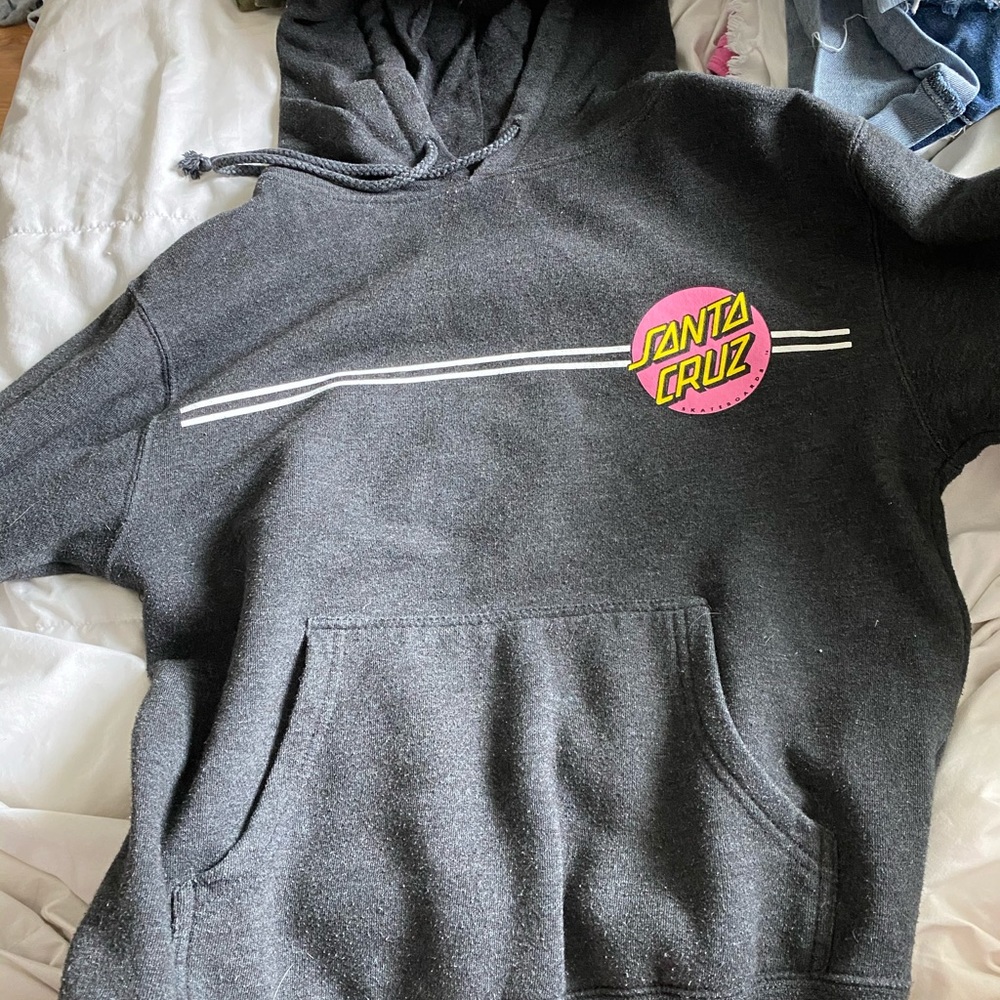 Dark grey santa cruz sweatshirt